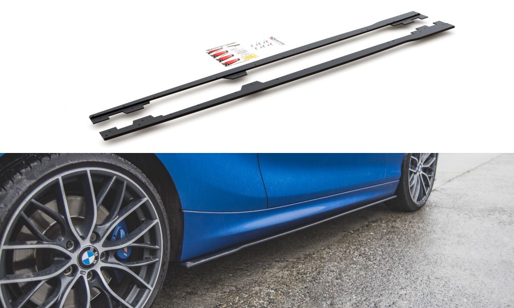 Racing Durability Side Skirts Diffusers BMW 1 F21 M135i / M140i / M-Pack
