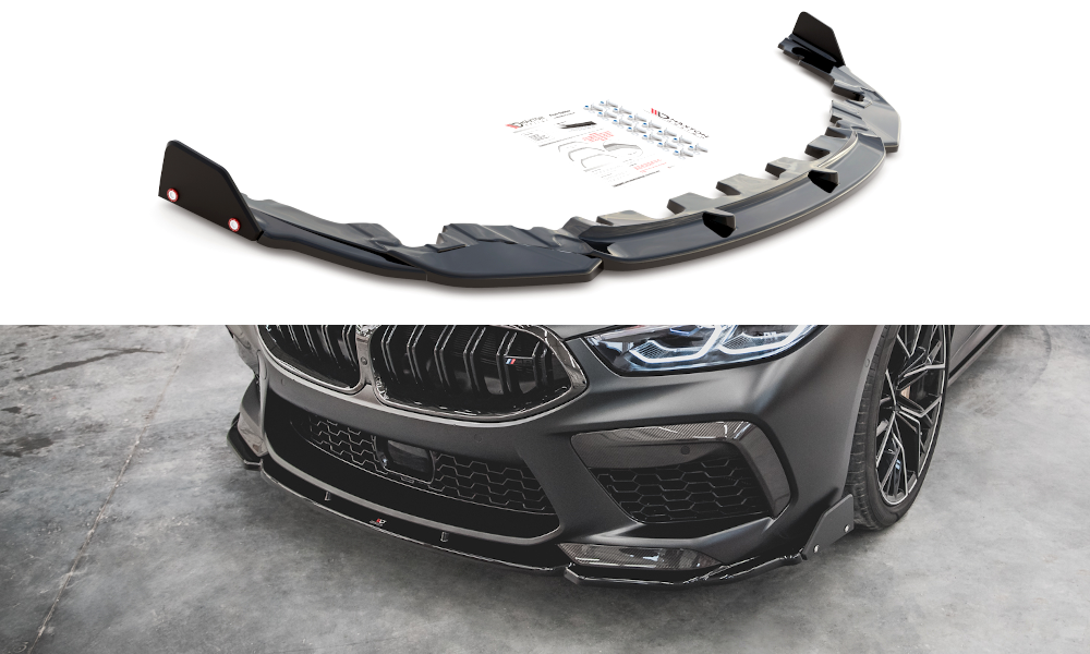 Front Splitter V.1 + Flaps BMW M8 Gran Coupe F93