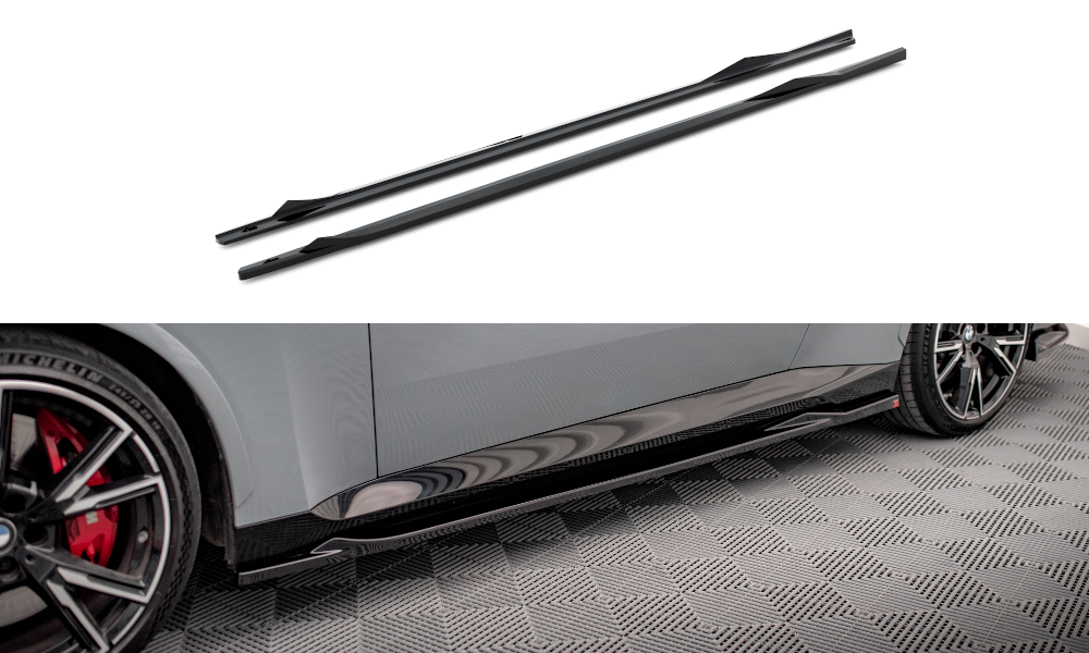 Side Skirts Diffusers V.2 BMW 2 Coupe M-Pack / M240i G42
