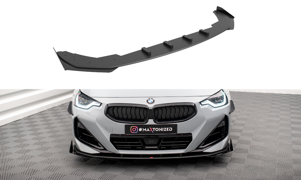 Street Pro Front Splitter + Flaps BMW 2 Coupe M-Pack / M240i G42