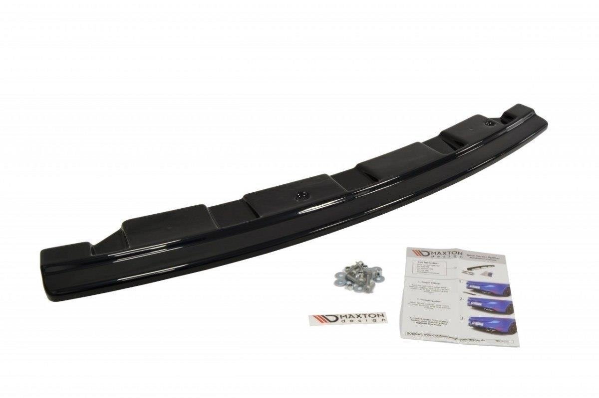 CENTRAL REAR SPLITTER for BMW 5 F11 M-PACK - without vertical bars (fits two single exhaust ends)