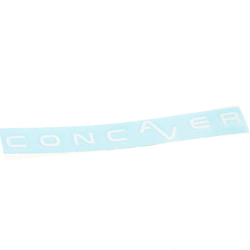 Sticker-pack Concaver logo V1 15cm White 50pcs