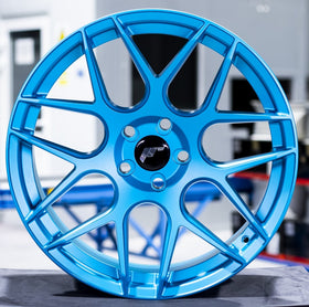 JR Wheels JR18 20x10 Matt Light Blue