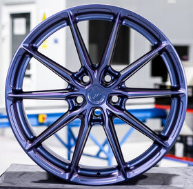 JR Wheels JR37 21x9 Matt Blue-Purple Chameleon