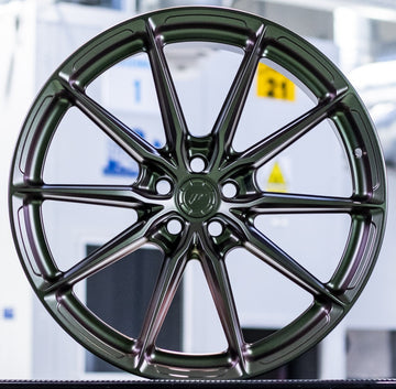 JR Wheels JR37 21x9,5 Matt Bronze-Green Chameleon