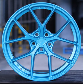 JR Wheels SL01 19x9 Matt Light Blue