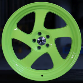 JR Wheels JR15 19x10 Gloss Neon Yellow
