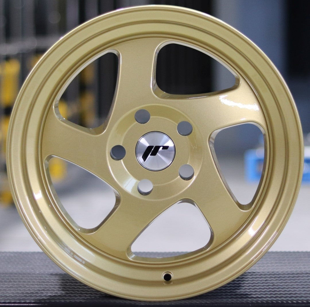 JR Wheels JR15 16x8 Gloss Gold