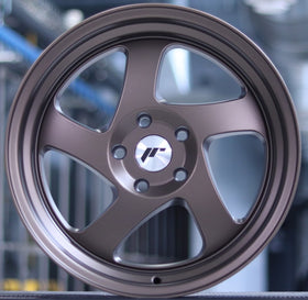 JR Wheels JR15 17x9 Matt Bronze