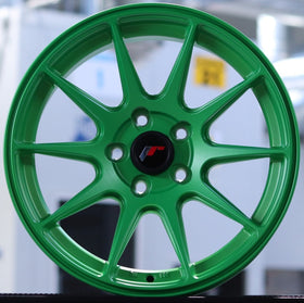 JR Wheels JR11 16x8 Matt Candy Apple Green