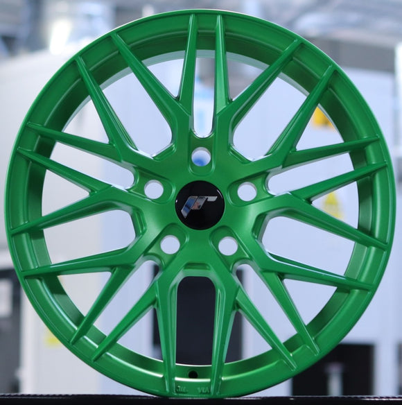 JR Wheels JR28 17x8 Matt Candy Apple Green