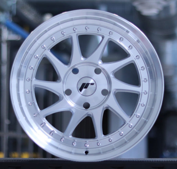JR Wheels JR26 17x8 Silver Machined Face