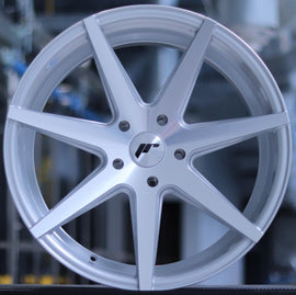 JR Wheels JR20 20x10 Silver Machined