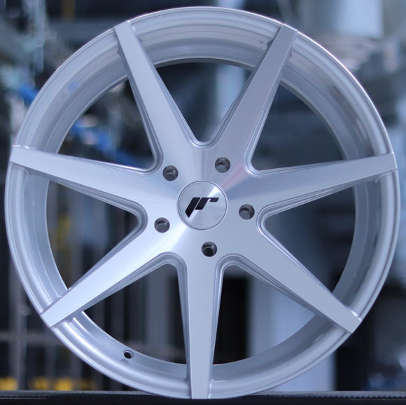 JR Wheels JR20 20x10 Silver Machined