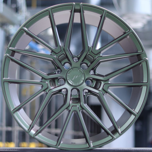 JR Wheels JR38 20x9 Matt Bronze-Green Chameleon