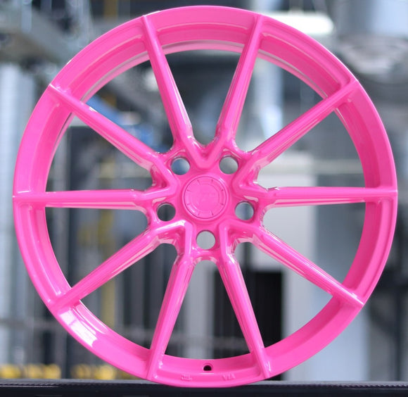 JR Wheels SL02 20x9 Gloss Neon Pink