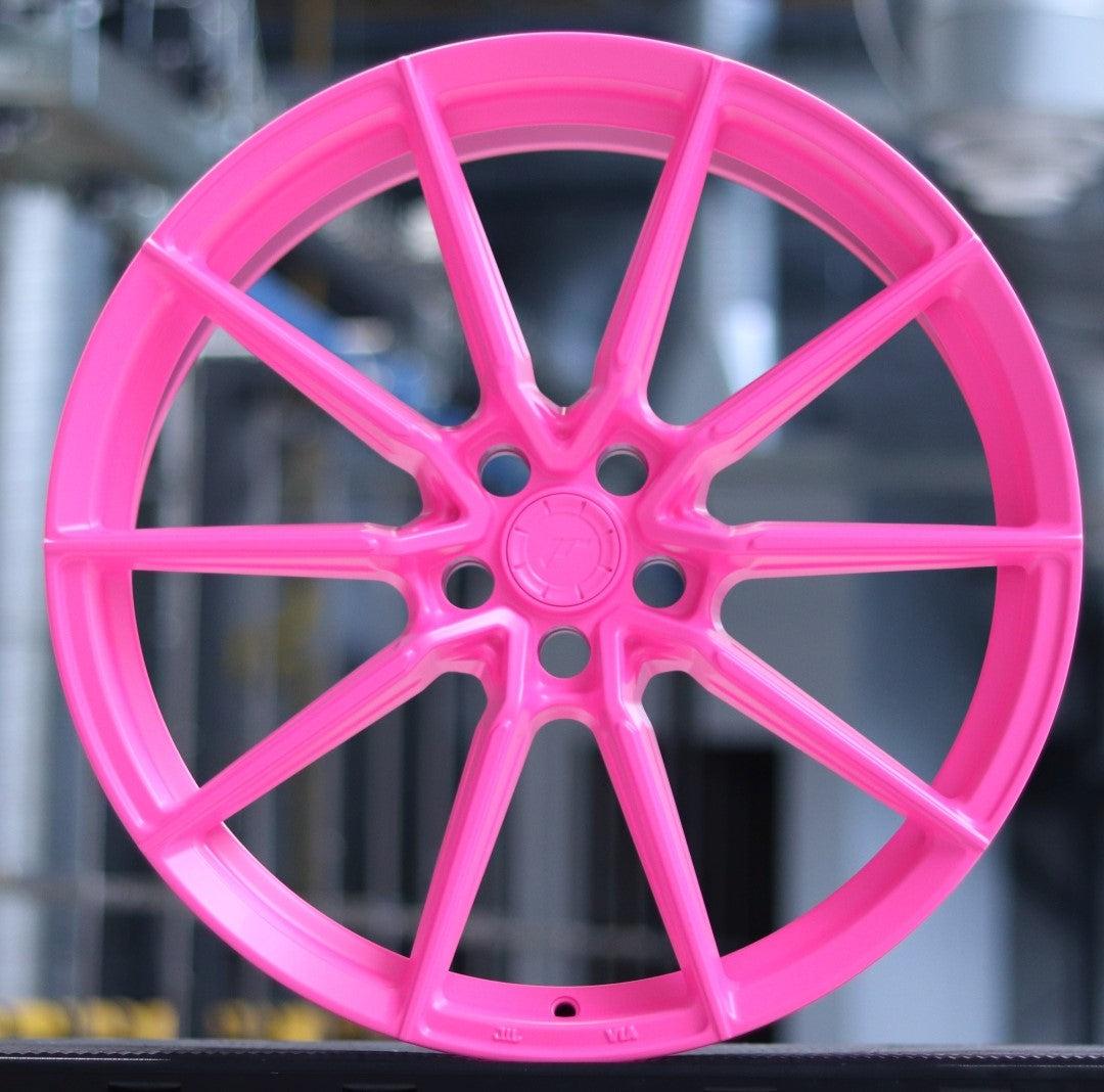 JR Wheels SL02 20x9 Matt Neon Pink