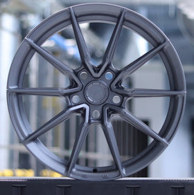 JR Wheels SL02 18x8 Matt Gun Metal