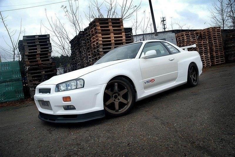 FRONT WIDE ARCHES NISSAN SKYLINE R34 GTR (FOR 002299-1 BUMPER)