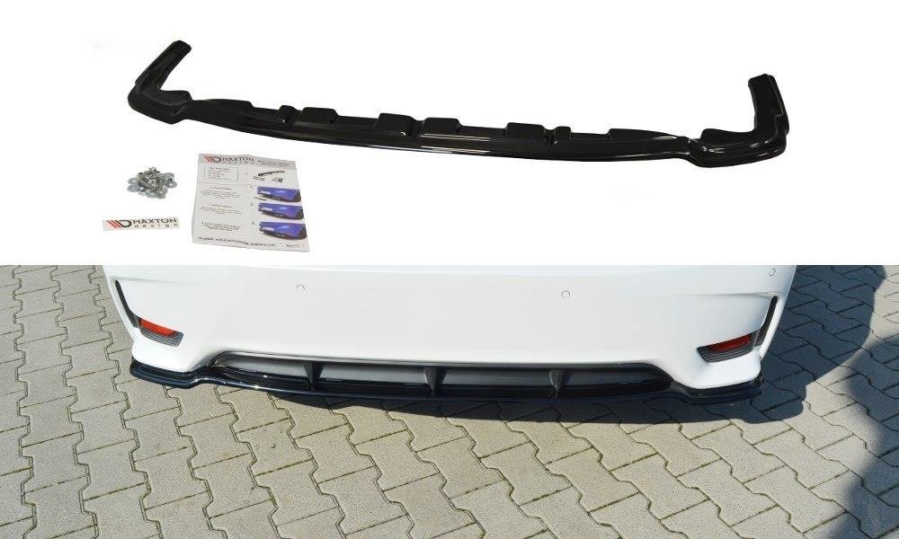 CENTRAL REAR SPLITTER Lexus CT Mk1 Facelift (without vertical bars)