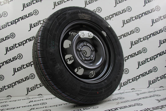 Jante Sobressalente 16 5x114.3 6.5 ET50 + Pneu Novo Continental Conti Cross Contact LX2 215/65 R16 de 2018 -  Fazemos Montagem*/ Envio**