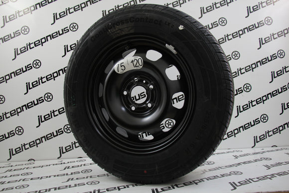Jante Sobressalente 16 5x114.3 6.5 ET50 + Pneu Novo Continental Conti Cross Contact LX2 215/65 R16 de 2018 -  Fazemos Montagem*/ Envio**