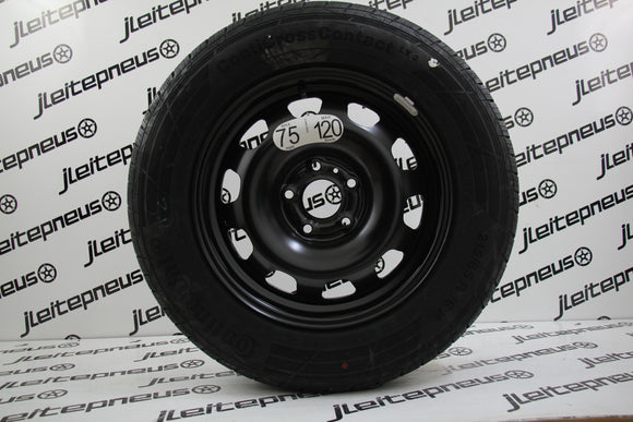 Jante Sobressalente 16 5x114.3 6.5 ET50 + Pneu Novo Continental Conti Cross Contact LX2 215/65 R16 de 2018 -  Fazemos Montagem*/ Envio**