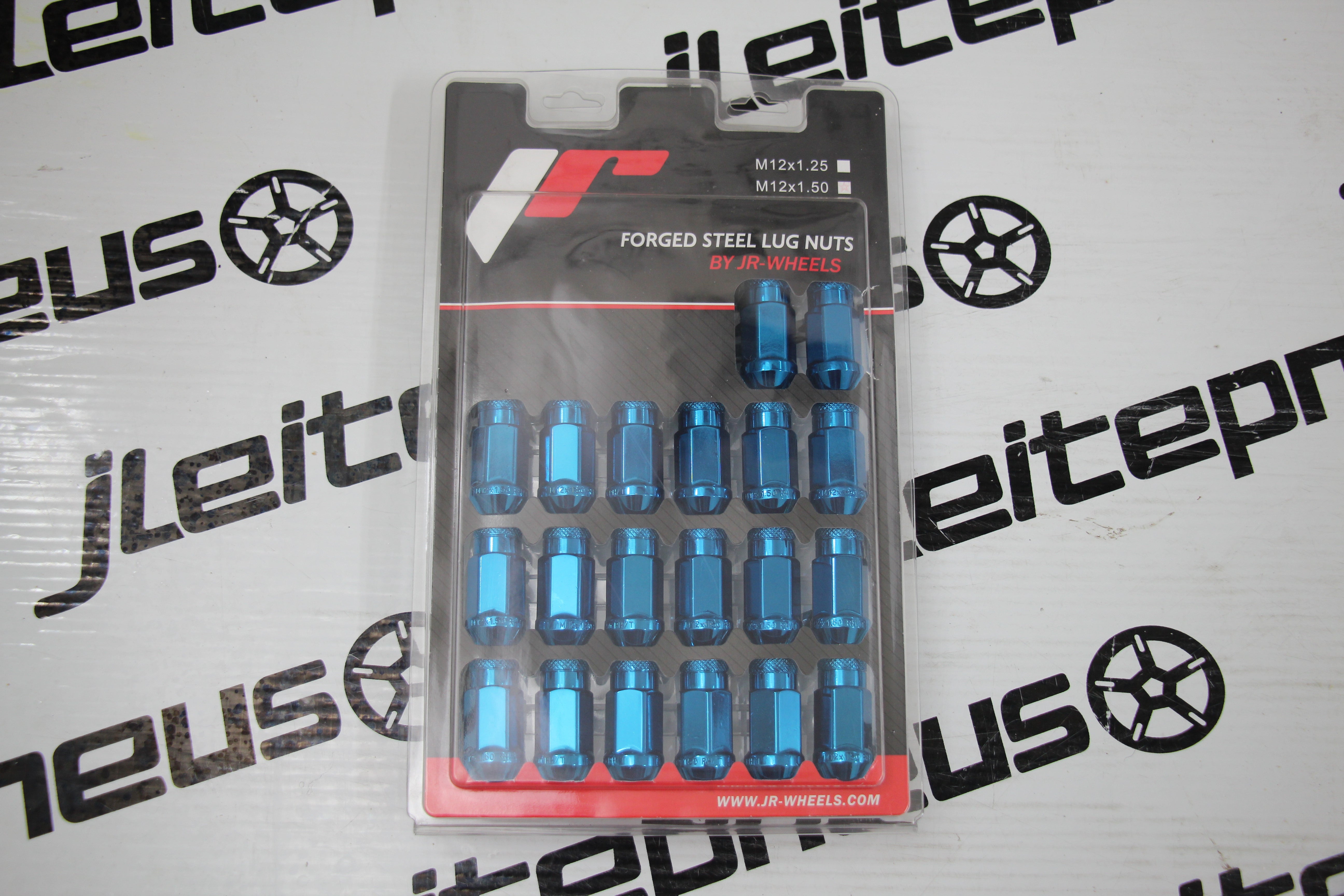 Kit Porcas Compridas Japan Racing M12x1.50 - Blue