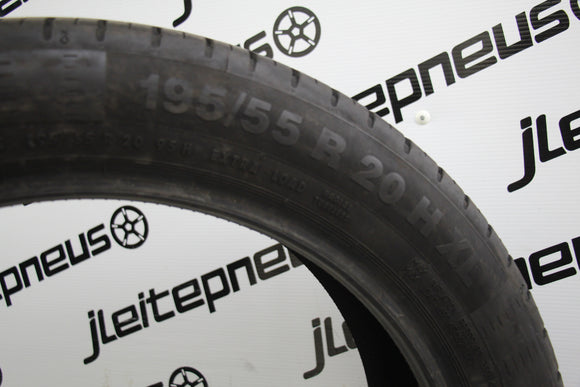 Pneus Semi-Novos Continental ContiEcoContact 5 195/55R20 XL 95H de 2017