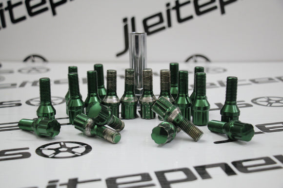 Kit Parafusos Semi-Novos Japan Racing 12x1.5 - Green