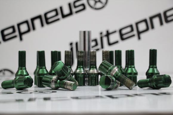 Kit Parafusos Semi-Novos Japan Racing 12x1.5 - Green