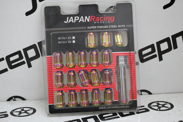 Kit Porcas Curtas Japan Racing JN2 12x1.25 - Neochrome - 0