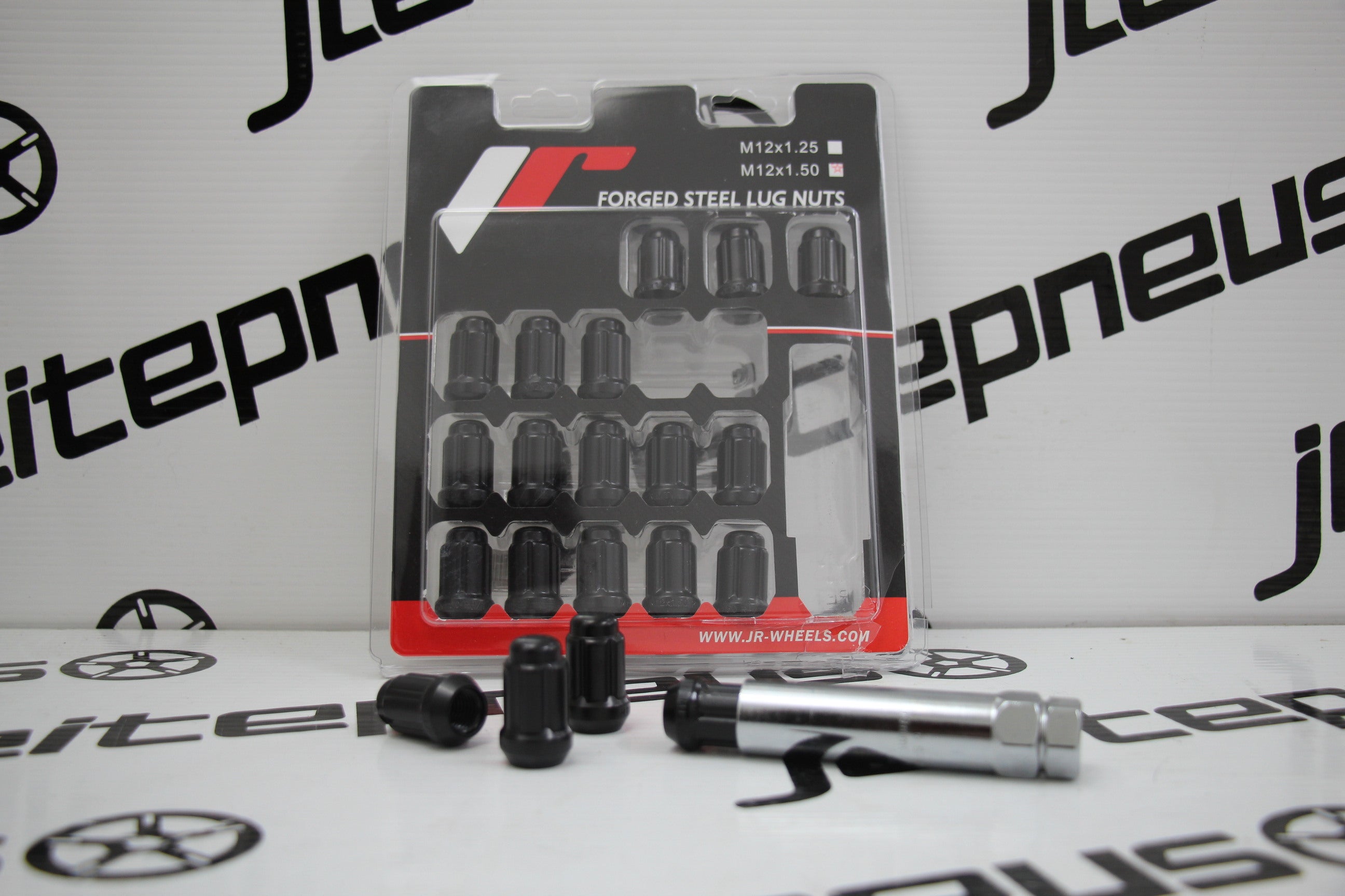 Kit Porcas Japan Racing M12x1.50 - Black