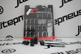 Kit Porcas Curtas Japan Racing 12x1.50 - Black - 0