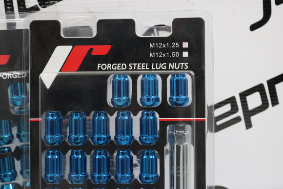 Kit Porcas Curtas Japan Racing 12x1.25 - Blue