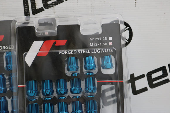 Kit Porcas Curtas Japan Racing 12x1.50 - Blue