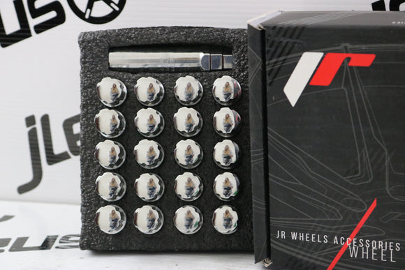 Kit Parafusos Japan Racing 14x1.25 - Chrome