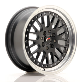 JR Wheels JR10 16x7 ET30 4x100/108 Matt Black w/Machined Lip