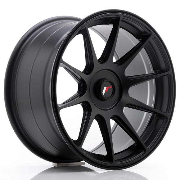 JR Wheels JR11 17x9 ET25-35 BLANK Matt Black