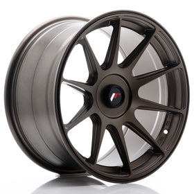 JR Wheels JR11 17x9 ET25-35 BLANK Matt Bronze