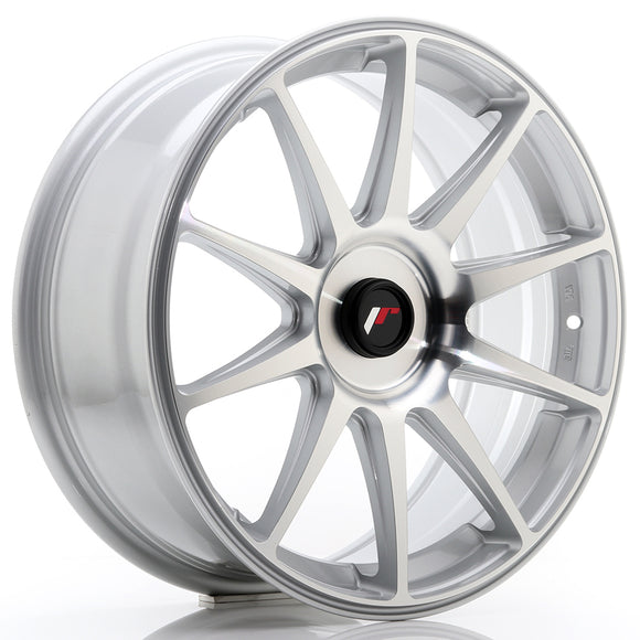 JR Wheels JR11 18x7,5 ET35-40 BLANK Silver Machined Face