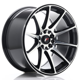 JR Wheels JR11 18x9,5 ET22 5x114/120 Gloss Black Machined Face