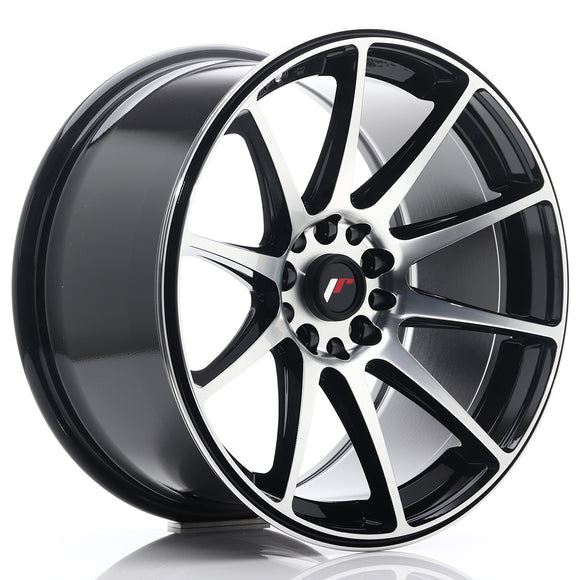 JR Wheels JR11 18x9,5 ET22 5x114/120 Gloss Black Machined Face