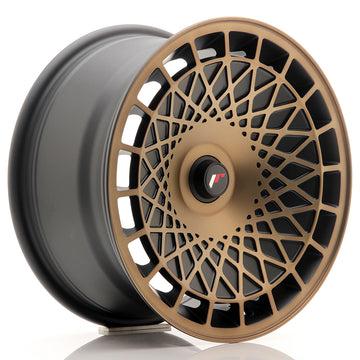 JR Wheels JR14 16x8 ET25 BLANK Matt Black w/Bronze Finish