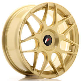 JR Wheels JR18 17x7 ET20-40 BLANK Gold