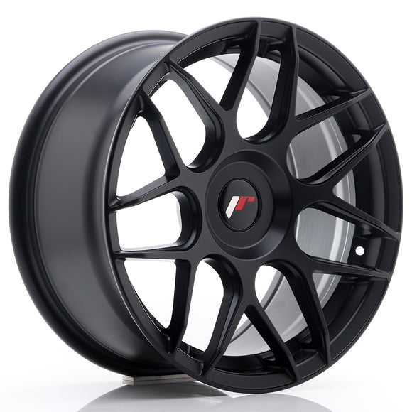 JR Wheels JR18 17x8 ET25-35 BLANK Matt Black