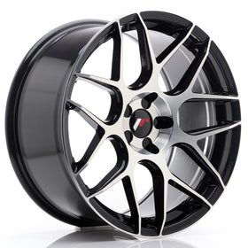 JR Wheels JR18 19x8,5 ET20-42 5H BLANK Gloss Black Machined Face