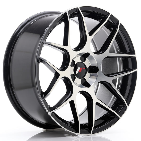 JR Wheels JR18 19x8,5 ET20-42 5H BLANK Gloss Black Machined Face