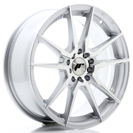 JR Wheels JR21 17x7 ET40 4x100/114 Silver Machined Face