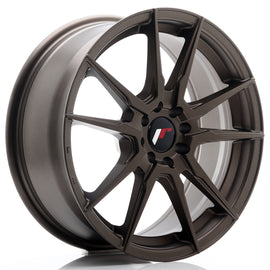 JR Wheels JR21 17x7 ET40 5x108/112 Matt Bronze